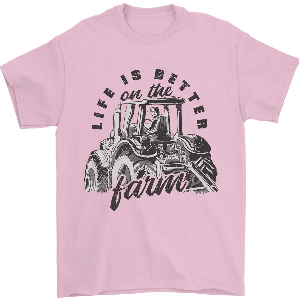 Tractor Life Is Better Farm Funny Farming Unisexs TShirt 100 Cotton