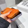 Matte Leder Magnetische Kabellose Lade Handyhülle Für iPhone 13 14 15 16 17 Pro Max Glaslinse Großes Fenster Schutzhülle