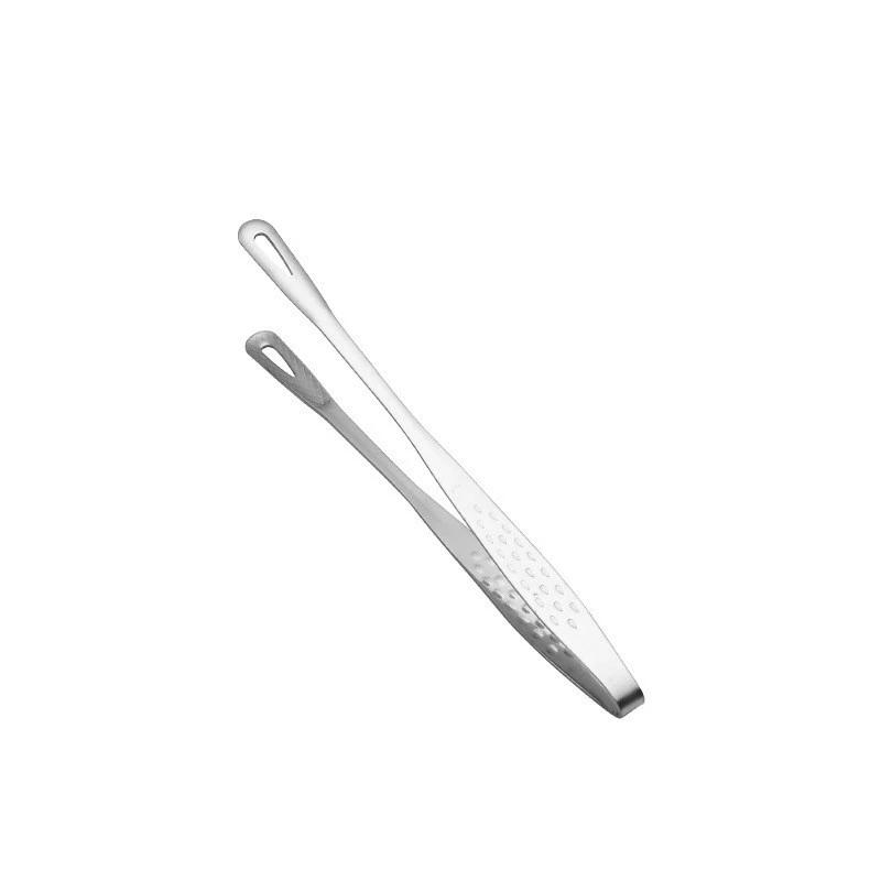 Stainless Steel Barbecue Clip Outdoor Camping Picnic Food Clip Cutlery Extended Steak Buffet Kitchen Clip Camp Cooking Supplies