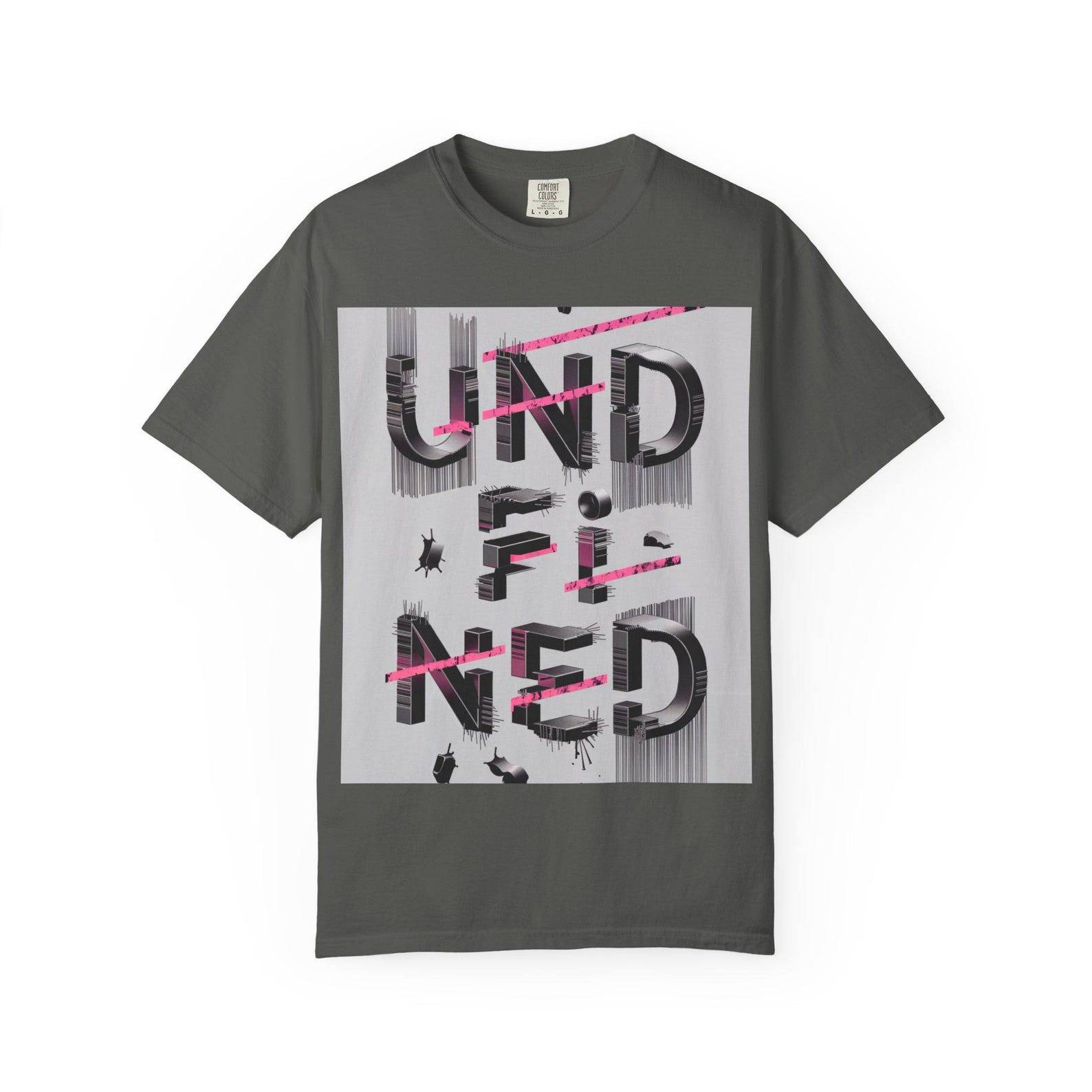 UNDEFINED Experimental Avant-Garde Streetwear Tee | Comfort Colors 1717 S