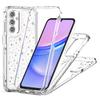 For Samsung Galaxy A15 4G/5G Case Acrylic TPU Clear Phone Cover with Laser-printed Film
