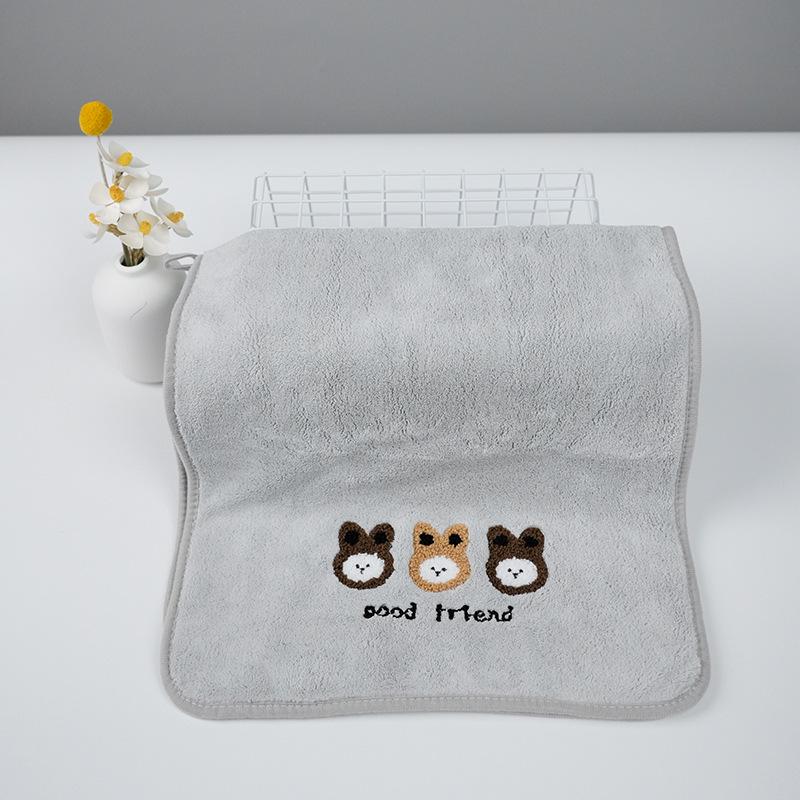 Absorbent Coral Fleece Bath and Face Towel Set - Thickened & Individually Packaged for Adults