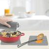 Square Honeycombs Placemat Food-grade Silicone Heat Insulation Mat Anti-scald Thickened Microwave