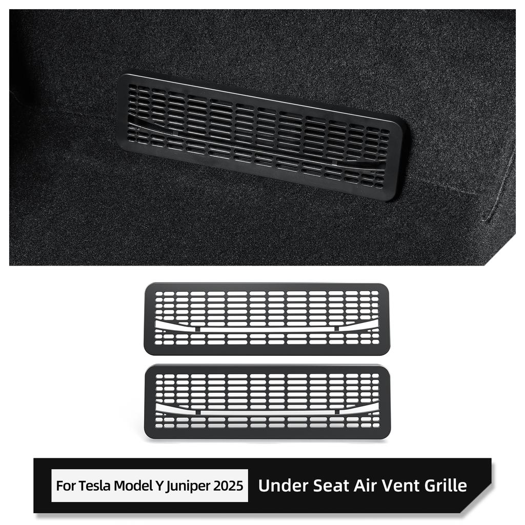 LUCKEASY for Tesla Model Y Juniper/Model YL 2025 2026 Air Outlet Protective Cover Car Seat Air Vent Outlet Cover ABS