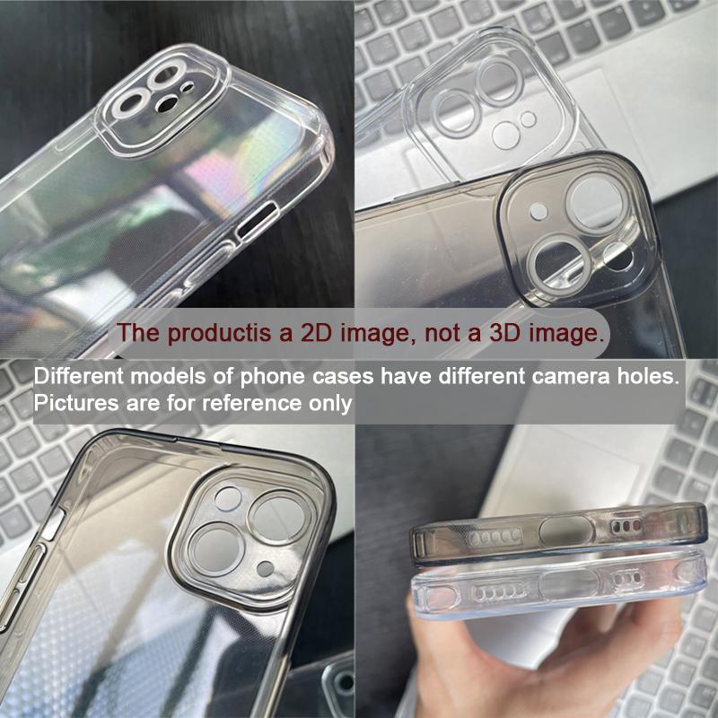 Personalized Creative Pattern Phone Case for IPhone 16 Pro Max 15 14 13 12 11 Mini X XR XSMAX SE2 7 8Plus Transparent Soft Cover