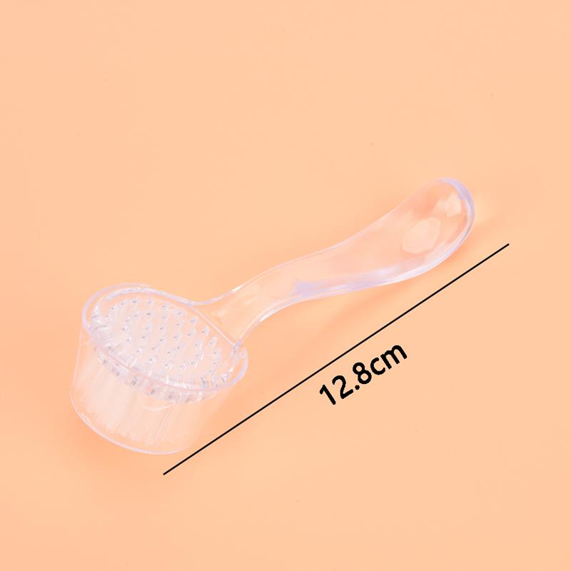1PC Scrubbing Soft Art Nail Brush Remove Dirt Practical Fingernail Manicure Tools Random Color