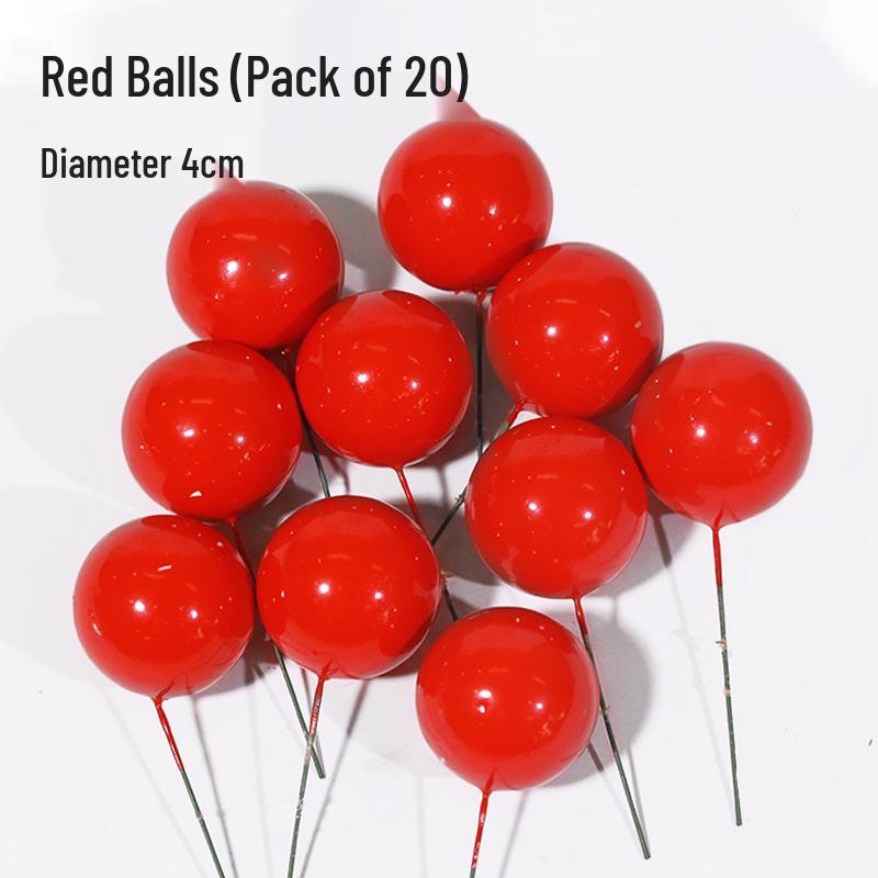 Cake Decoration Balls: Gold & Silver Spheres for Baking & Christmas Decor