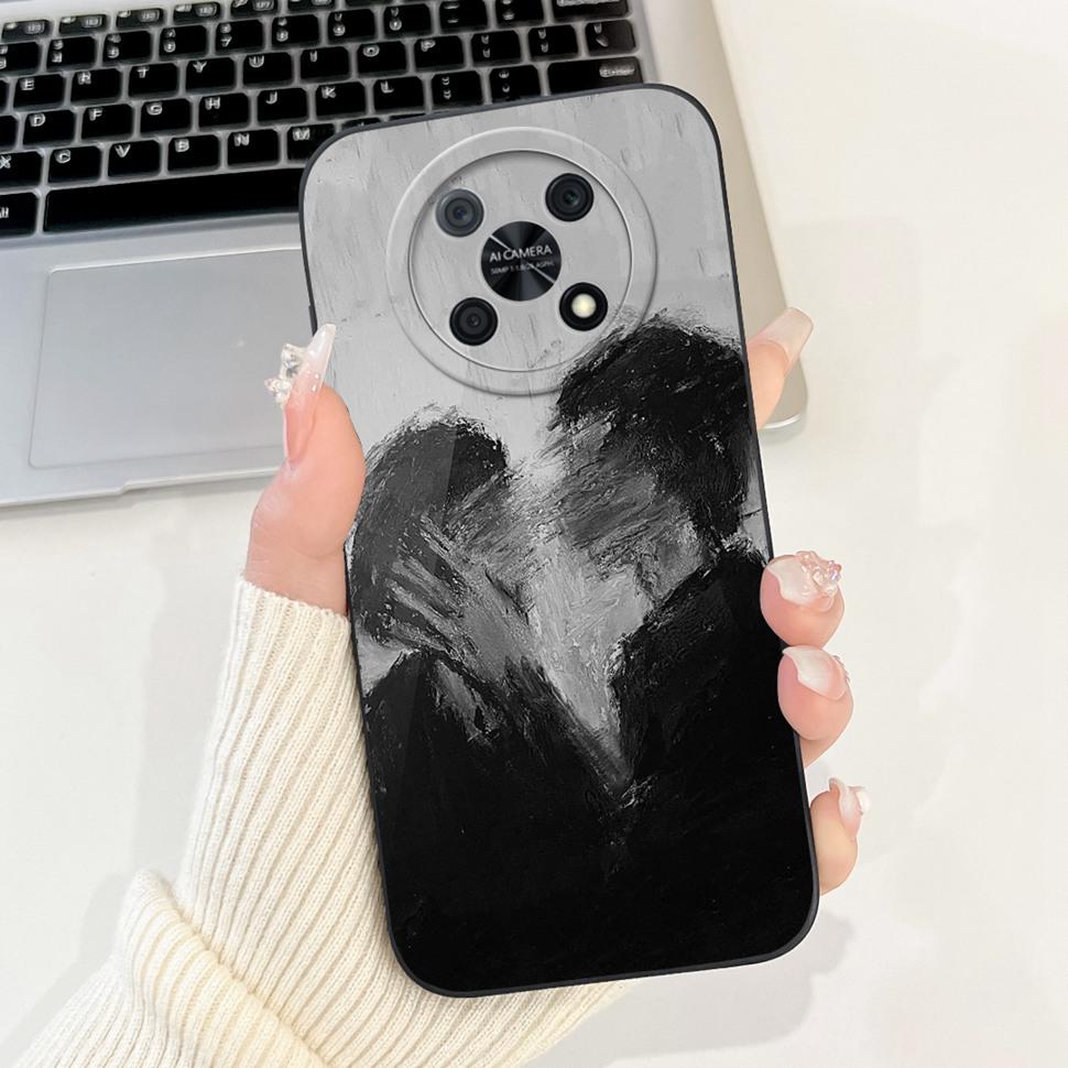 Neues Gehäuse Für Huawei Nova Y90 Hülle Modisches Kaninchen Handyhülle Für Huawei Nova Y90 NovaY90 CTR-LX1 Stoßfeste Weiche Rückseite