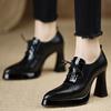 Fashion Women's Single Shoes High Quality Thick Sole Pointed  Strap Waterproof Platform Fashion All Comfortable Non-slip Breathable