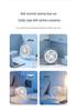 Portable Desktop Mini Fan with Multifunctional Light - Rechargeable and Powerful for Dorms and Desks