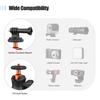 UURIG BH 07 Mini Ball Head Camera Tripod Mount 1 4 Inch Screw with Magnetic Base Sports Camera Mount Adapter