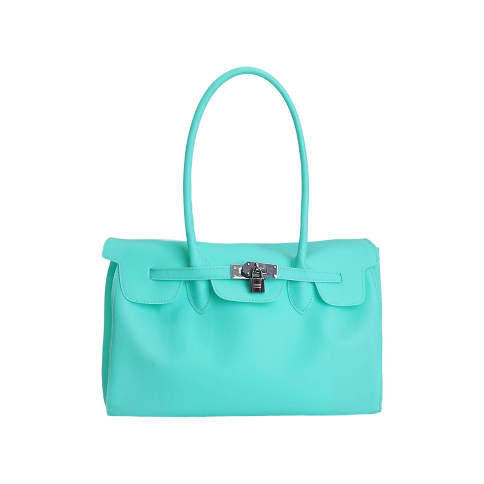 Damen-Tasche mit großem Fassungsvermögen, Crossbody-Umhängetasche für Pendeln und Arbeit One Size cyanblau