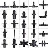 10-1000PCS Garden Water Connector Drip Irrigation for 1/4'' Tubing Hose Accessories Joint Barbed Tees Cross Eng Plug Adaptors