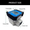 Aluminum 1inch Gear Flow Meter K24 With Clear LCD Display Suitable For Petroleum Industry Engineering Irrigation Experts