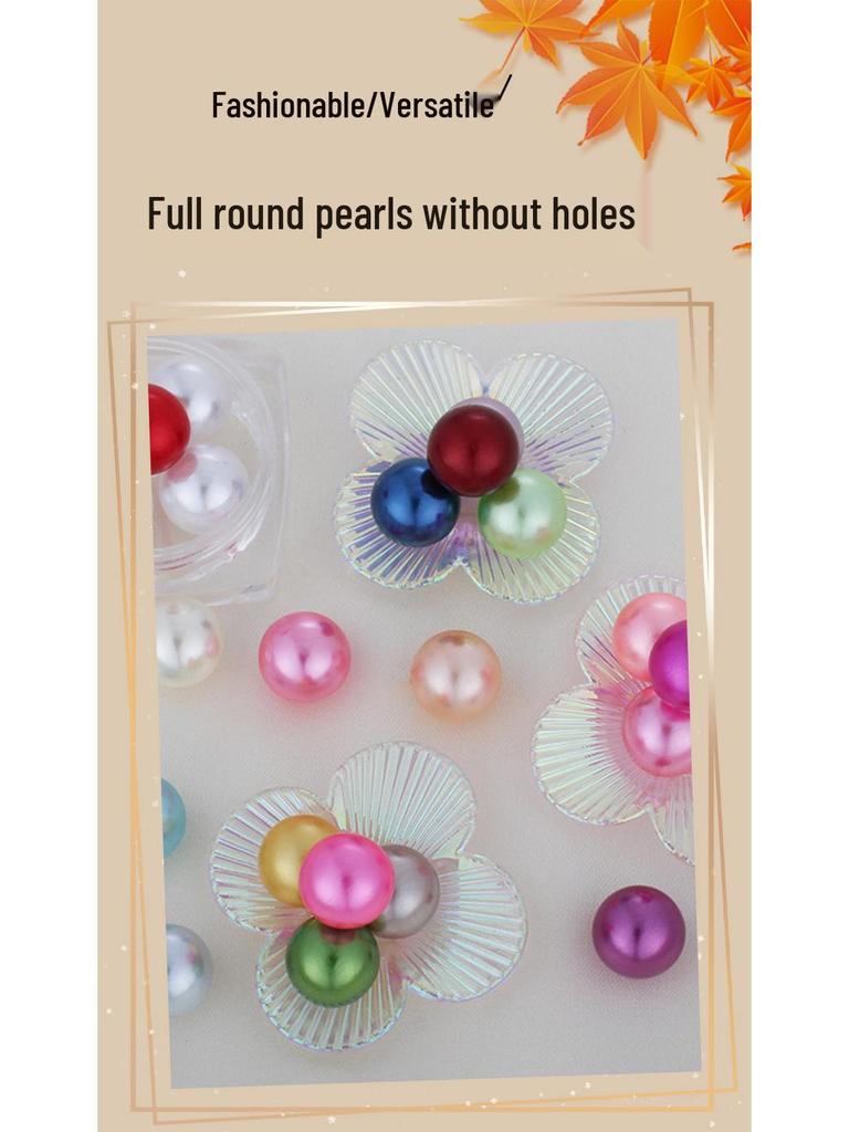 Colored ABS Imitation Pearl Beads for DIY Accessories