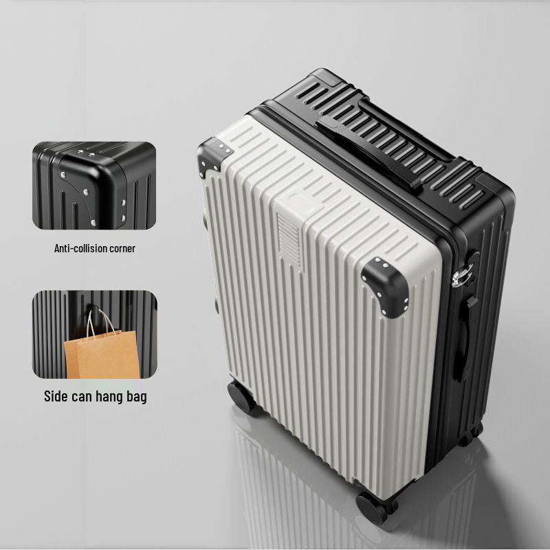 20" Vintage Durable Trolley Suitcase - Large Capacity Travel Case for Students