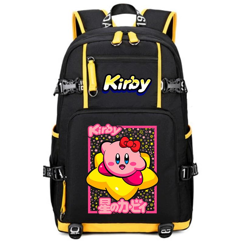 Kirby multfilmas druka Studentu mugursoma Liela