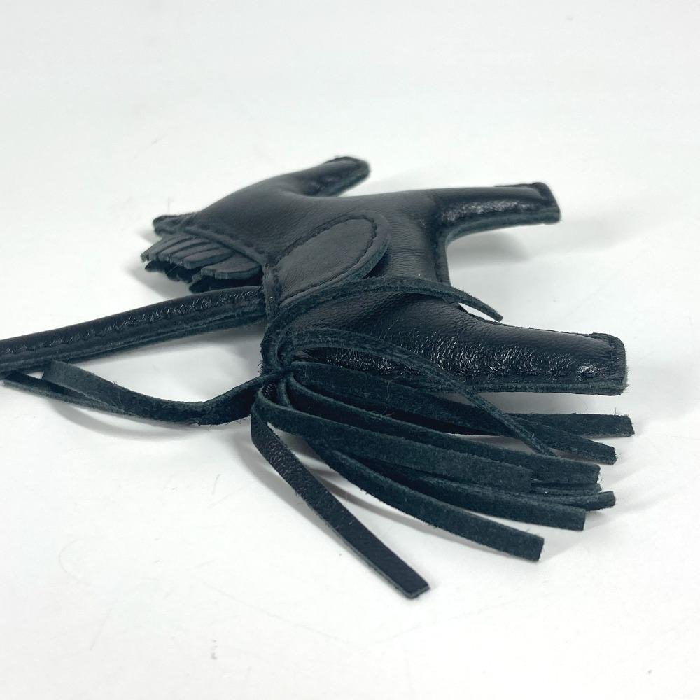 HERMES Horse Rodeo PM TRAP Bag Accessories All Black So Black Bag Charm