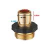 2pcs Brass Tap 3/4 Female 1/2 Quick Connector Washing Machine Garden Water Hose Quick Connect Adapter 25mm Universal Parts