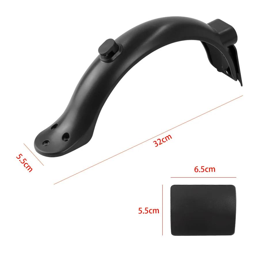 Electric Scooter Fender For Xiaomi M365 Pro 2 E-Scooter Safety Reflective Stickers License Plate fender Number Plate Holder