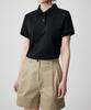 MUSINSA STANDARD WOMAN [Cooltandard] Women'S Pique Polo Shirt [Black]