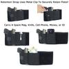 Outdoor Concealed Carry Ultimate Belly Band Holster Gun Pistol Holsters Fits All Pistol (Color: Black)
