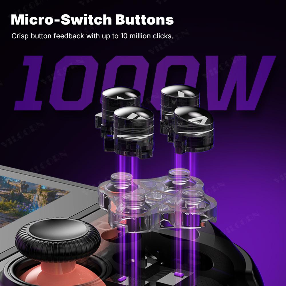 Magnetic Wireless Controller For Switch 2 One-Key Wake Up RGB Light Hall 3D Joystick Turbo Gamepad Programmable Back Buttons Set