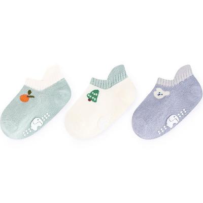 Conjunto de 3 pares de meias de personagem para bebê Bevenies, produtos coreanos para bebê