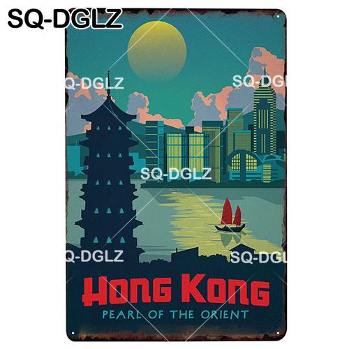 [SQ-DGLZ] COLOMBIA Metal Sign Vintage Tin Sign Retro Wall Decor for Home Plaque Metal Poster Pub Bar Decor Art Painting