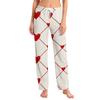 Women's Valentine's Day Heart,themed Casual Milk Silk Fleece Pants, Sleep Pants, Home Pants