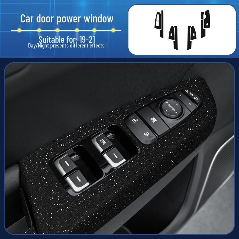 Kia KX5 (2019-2021) Starry Sky Console Wrap Sticker - Interior Protection & Decoration