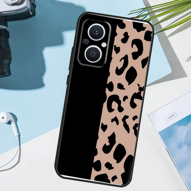 Fashion Leopard Print Cover For OPPO Reno 11 12 13 14 Pro 11F 12F 13F 14F 7 8 Lite OPPO Find X5 X6 X8 X9 Pro Case