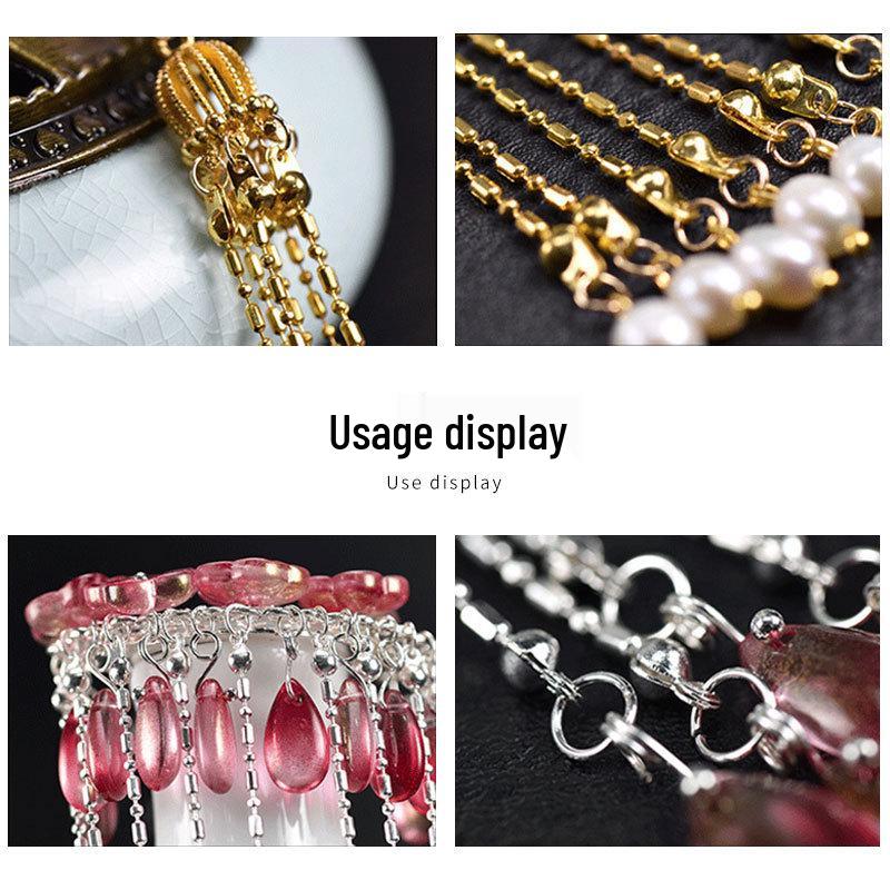 Metal Ball Chain Necklace Clasp & Bracelet Hook Connector - DIY Jewelry Accessories