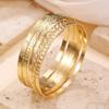 Bohemian-Style 12-Piece Multi-Layer Alloy Bracelet Set for Women