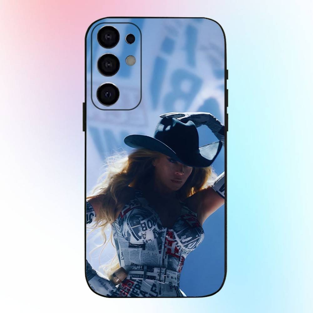 C-Carter Cowboy B-BEYONCE Phone Case For Samsung S25,S24,S21,S22,S23,S30,Ultra,S20,Plus,Fe,Lite,Note,10,9,5G Black Cover