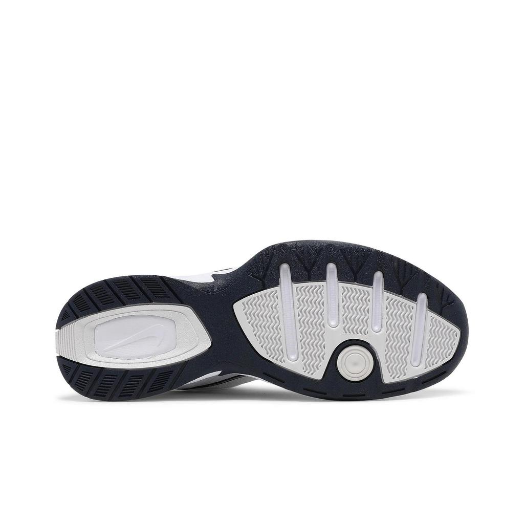 Nike Air Monarch IV 'White Navy' (Unisex) White / Navy Chunky Sneakers 415445 102