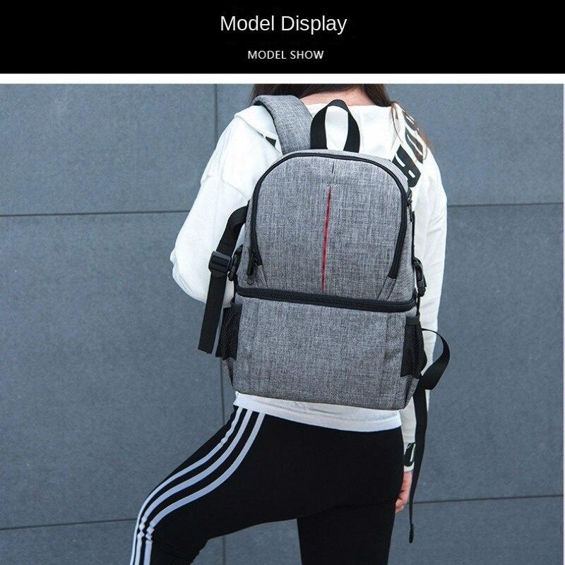 Dslr Video Camera Backpack Waterproof Oxford Fabric Soft Padde For Canon Sony Nikon