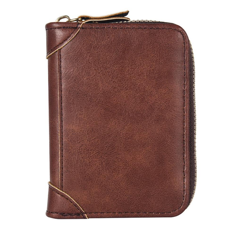 Card Bag Men's Anti-degaussing Theft Certificate Card Bag Small Multi-card Organ Card Clip Large Capacity Women's Bank Card Holder