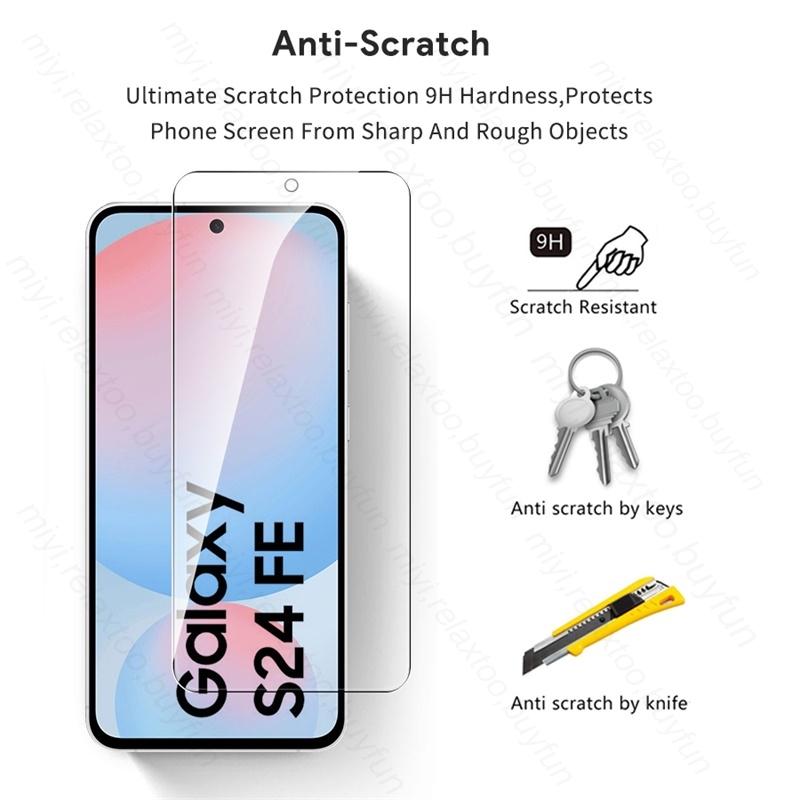 S24FE S25FE Case 2To1 Protective Glass for Samsung Galaxy S24 FE/S25 FE 5G Camera Screen Protectors Sumsung S 24 25 FE 24FE 25FE