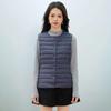 Autumn and Winter Women's Waistcoat Round Neck V-neck Lightweight Down Jacket Vest Duck Down Waistcoat
