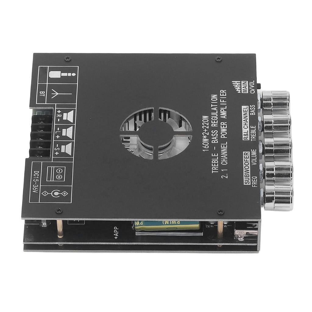 Modul amplificator de putere audio cu control al înaltelor și basului, placă de amplificator de putere Bluetooth pentru magazin