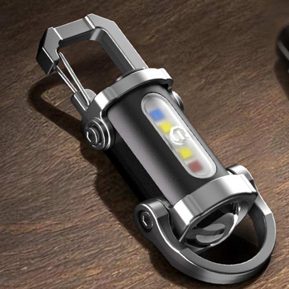 Mini Keychain Flashlight USB Rechargeable Flashlight Lightweight Design