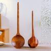 1Pc Wooden Mixing Spoon Long Handle Wood Tableware Japanese Style Soup Spoon  Dining Tableware