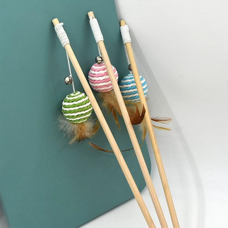 Cat Stick Toy For Indoor Cat Scratcher Toy Interactive Toy For Boredom Kitten Teaser Wand Teaser Self-playing Tumbler