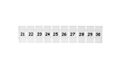 Marker For Connectors Ezu-5/21-30 White R34Rr-07060001410 /100 Pcs/