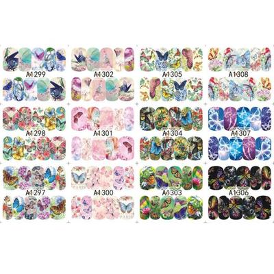 Modish 1 Big Sheet Water Transfer Dream Catcher Flower Nail Sticker DIY Manicure Decor