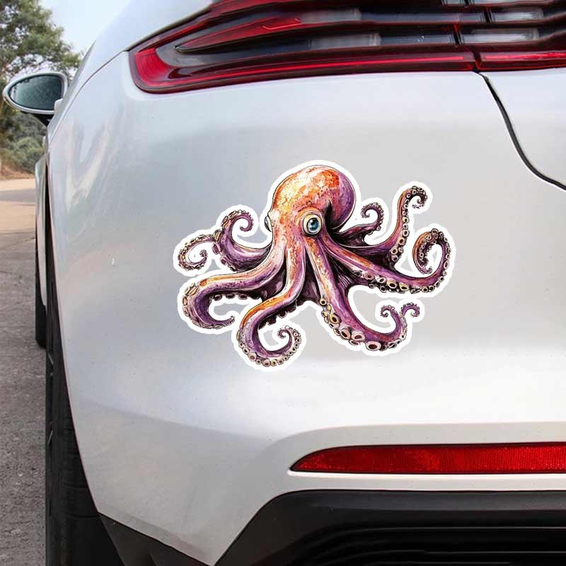 Octopus Tentacle Car Sticker Vinyl Decal Waterproof Rear Window Motorcycle Camper Bumper Truck Laptop Decoration Y210