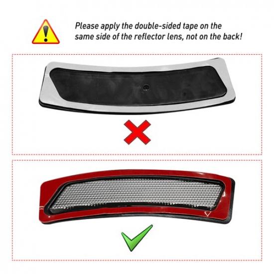 For 12-15 BMW 320i 328i 335i Front Bumper Reflector Clear Side Marker Light EXV