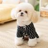 Dog Clothes Winter Warm Thickened Denim Flannel Four Legs Small Dog Teddy Bigbear Pet Dog Clothing