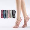 3 Pairs Bandage Yoga Socks For Women Pilates Ballet Dance Cotton Socks Non-Slip Sport Sock Gym Workout Slipper Running Grip Sock